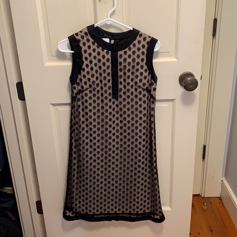 Vintage black mid length dress